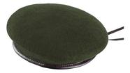 Boina Masculina Estilo Militar Francesa Feltro Borda Em Pu