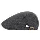 Boina Masculina Vintage de Algodão - Boné Plano em Treliça