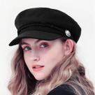 Boina Militar Vintage Chapéu Quepe Estilo Britãnico Retrô Boina Militar Vintage Chapéu Quepe Estilo Britãnico Retrô
