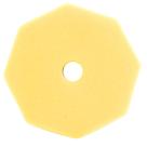 Boina octagonal espuma 6" (refino) amarela - detailer