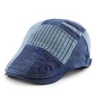 Boina plana para homens e mulheres, viseira casual de jornaleiro, boné ajustável,
