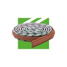 Boiserie Rodameio de EVA flexível telha autocolante 2,3cm x 1cm RM106 27,5m Meu Rodapé Oficial