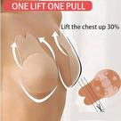 Bojo Adesivo Silicone Levanta Seio Sutiã Invisível Push Up Reutilizável Sustenta E Modela Busto