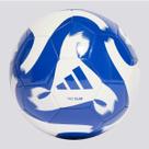 Bola Adidas Tiro Club Campo Branca e Azul