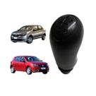 Bola Alavanca Cambio Preta Baixo Relevo Sandero e Logan 2008 a 2015 Bola Alavanca Cambio Preta Baixo Relevo Sandero e Logan 2008 a 2015