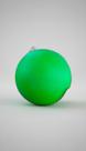 Bola Anti-stress Borracha Cães Grandes 10cm Verde
