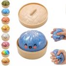 Bola Antiestresse Squishy de Bolinho com Glitter Lyercw