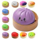 Bola Antiestresse Squishy em Formato de Dumpling JRJTIAN Brinquedo Sensorial Macio Bola Antiestresse Squishy em Formato de Dumpling JRJTIAN Brinquedo Sensorial Macio