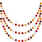 Bola arco-íris de feltro de lã Garland WILLBOND 2m 24 bolas
