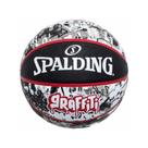 Bola Basquete Spalding Graffiti Preta e Vermelha Bola Basquete Spalding Graffiti Preta e Vermelha