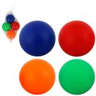Bola / bolinha de borracha para frescobol com 4 pecas 4cm de ø