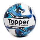 Bola Campo Topper Boleiro Laminado PU PRO Branco/Azul