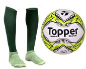 Bola Campo Topper + Meião Esportivo - Tam 38-42 Bola Campo Topper + Meião Esportivo - Tam 38-42