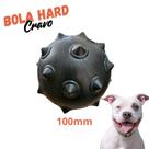Bola Cravo Cães Maciça Resistente Bolinha Brinquedo para Cachorro Dura Mamona Hard 100mm - Brie Pet