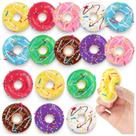 Bola de alívio de estresse MGZTTHW Rainbow Donut 16 unidades de espuma de PU de 5 cm