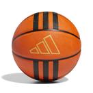 Bola De Basquete Adidas 3-Stripes Rubber X3 Cor: Laranja E Preto Bola De Basquete Adidas 3-Stripes Rubber X3 Cor: Laranja E Preto