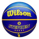Bola de Basquete Icon Stephen Curry Tamanho 7 Outdoor Câmara de Borracha Wilson