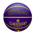 Bola de Basquete Lebron James Player Icon Quadra Externa Tamanho 7 NBA Wilson
