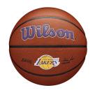 Bola de Basquete NBA Los Angeles Lakers Wilson Team 7 - Laranja+Roxo