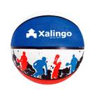 Bola De Basquete Tamanho Oficial Nº7 Branco Vermelho Azul Bola De Basquete Tamanho Oficial Nº7 Branco Vermelho Azul