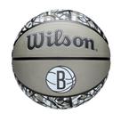 Bola de Basquete Wilson NBA Team Graffiti Brooklyn Nets Tamanho 7 Bola de Basquete Wilson NBA Team Graffiti Brooklyn Nets Tamanho 7