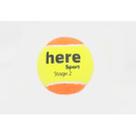 Bola de beach tenis de borracha e poliester, pack 3 bolas embalagem plastica