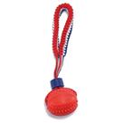 Bola de borracha durável de brinquedo para cães com corda elástica para treinamento