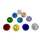 Bola De Cristal 3,0 Cm Com Argolas 10 Un Bola De Cristal 3,0 Cm Com Argolas 10 Un
