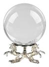 Bola de cristal Amlong Crystal Clear 150 mm com suporte de unicórnio