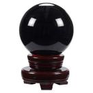 Bola de cristal Juvale Obsidian Sphere 80 mm com suporte