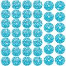 Bola de discoteca redonda de cristal Loetere de 20 mm com pérolas de strass x40