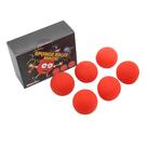 Bola de esponja mágica AIMOFAMAG Red Soft 4,5 cm, 6 peças para mágico Bola de esponja mágica AIMOFAMAG Red Soft 4,5 cm, 6 peças para mágico