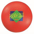 Bola de espuma Martin Sports Perma-Skin, 7 cm de diâmetro, vermelha