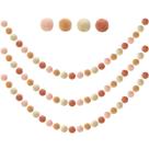 Bola de feltro Garland PPXMEEUDC 36 bolas 3m 4 cores pastel