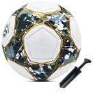 Bola de Futebol ABJI Tamanho 5 Couro PU Anti-Estouro com Bomba