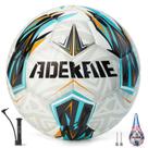 Bola de futebol adekale tamanho 5 em couro PU para todas as idades com bomba