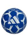 Bola de futebol adidas Starlancer Club unissex azul/branca tamanho 4
