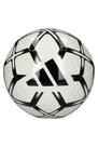 Bola de futebol adidas Starlancer Club unissex tamanho 4 branca/preta