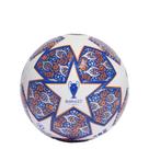 Bola de futebol adidas UCL League 4 branca/azul/laranja/prata
