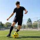 Bola de Futebol Brasil Número 5 Amarela Costurada em Vinil e Borracha Resistente Ideal para Treinos Recreação Campo Quadra Society