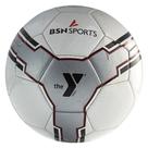 Bola de futebol BSN Sports YMCA Heritage - Prata, tamanho 5 Bola de futebol BSN Sports YMCA Heritage - Prata, tamanho 5