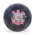 Bola de Futebol de Campo Oficial Corinthians preta N5 PVC