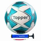 Bola de Futebol de Campo Topper Slick 22 TechFusion + Bomba de Ar