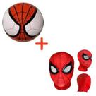 Bola de futebol infantil + Mascara Infantil Homem Aranha_Vrm - SMACTUDO