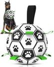 Bola de futebol para cães QDAN Durable Giant Dogs Outdoor Pastoreamento