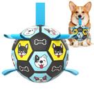Bola de Futebol para Cães ZestPulse - Brinquedo Resistente para Pastoreio