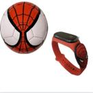 Bola de futebol + Relogio Touch Infantil Homem Aranha