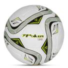 Bola de Futebol Society Semi-Profissional Poker Apex 32 Gomos - Cinza e Verde Bola de Futebol Society Semi-Profissional Poker Apex 32 Gomos - Cinza e Verde
