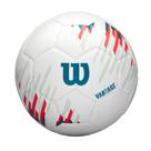Bola de futebol Wilson NCAA Vantage tamanho 5 branca/azul-petróleo