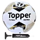Bola de Futsal Topper Ultra Salão Colagem Dupla + Bomba